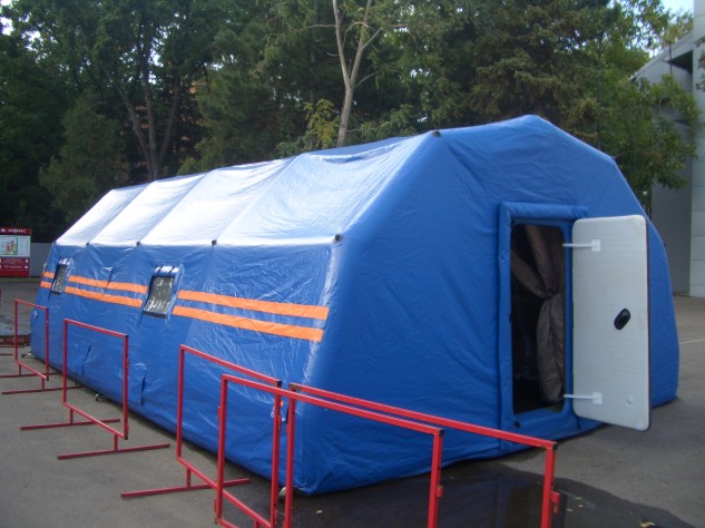 Пневмокаркасная палатка ПКМ-29, (ДхШхВ), м  6.0х4,8х2,8, производство ОЛИМП